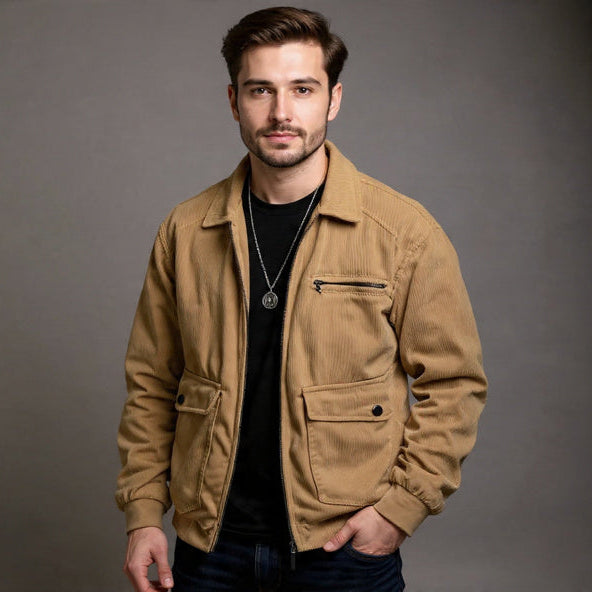 Men's Corduroy Jacket - Soft and Stylish Comfort