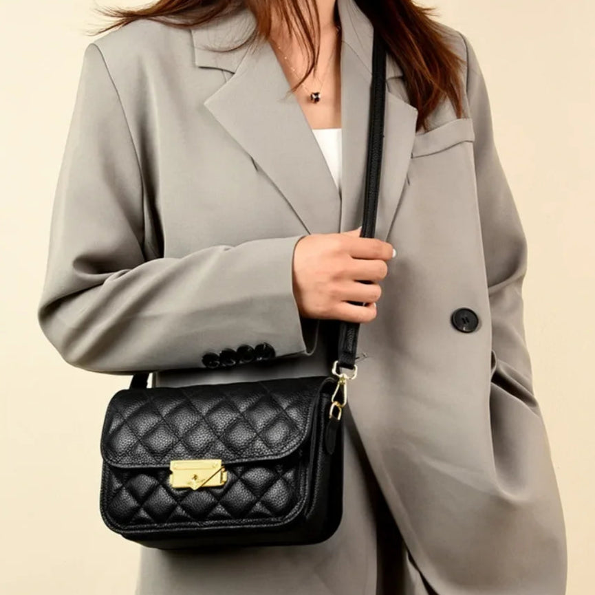 Genuine Leather Bag for Women Luxury Brand Small Ladies Handbag High Quality Natural Cowskin Female Shoulder Crossbody Bags Tote