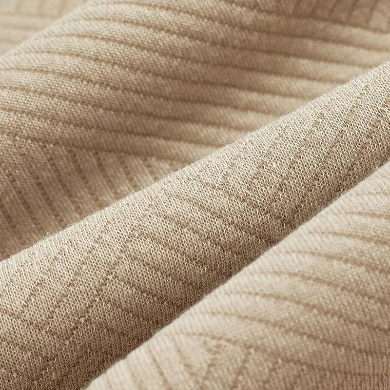 Men's Long-Sleeved Lapel Zipper Polo Shirt Casual Loose Top for Autumn 2025 Cross-Border Popular Style