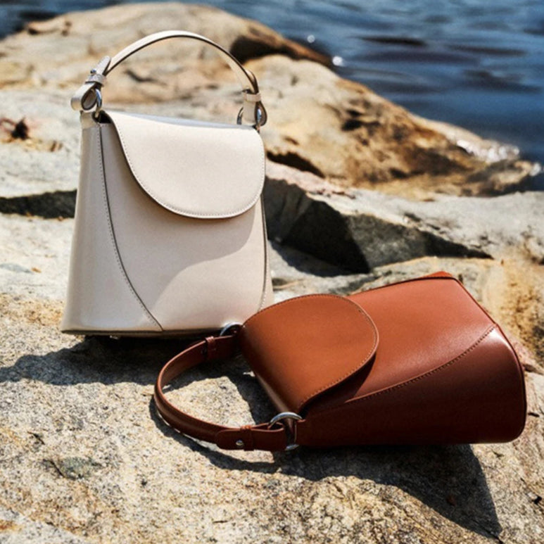 Zency 2025 Trendy Elegant Handbag Genuine Leather Shoulder Cross body French Style Girls Small Phone Bag With Card Slot