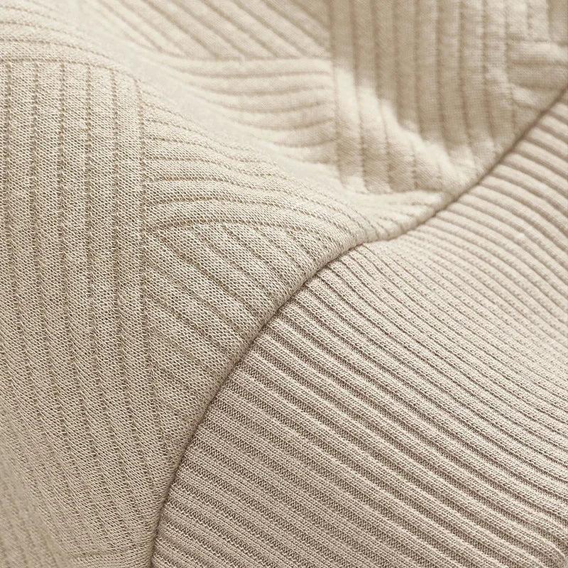 Men's Long-Sleeved Lapel Zipper Polo Shirt Casual Loose Top for Autumn 2025 Cross-Border Popular Style