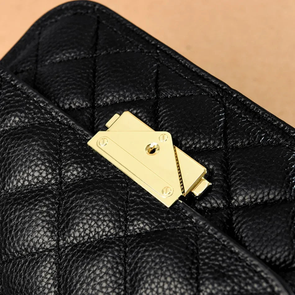 Genuine Leather Bag for Women Luxury Brand Small Ladies Handbag High Quality Natural Cowskin Female Shoulder Crossbody Bags Tote