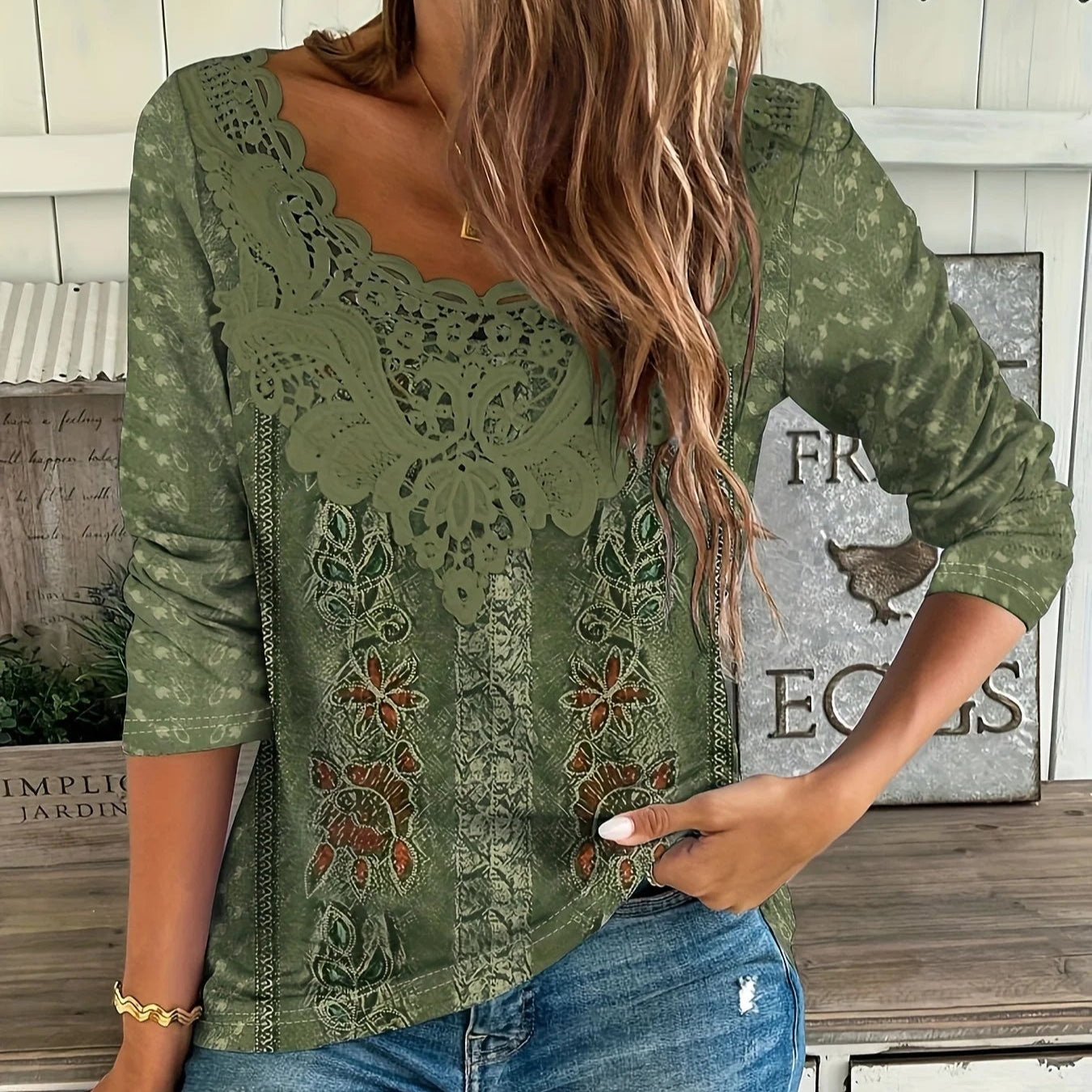 Elegant Casual Woman T-Shirt Fashion Loose T-Shirt Woman Temperament Long sleeve T-Shirt Holiday Weekend