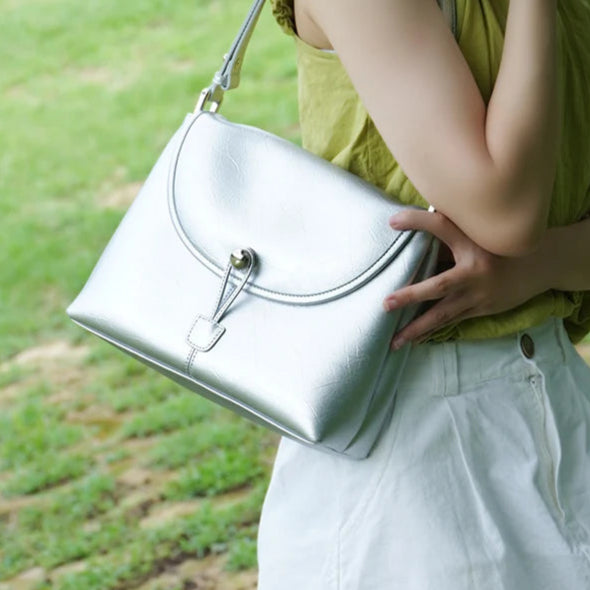 Zency 2025 Women's Soft Leather Handbag Large Pocket Tote Bag Shoulder Crossbody Luxury Bag Gift Lady Underarm Bag Adjustable