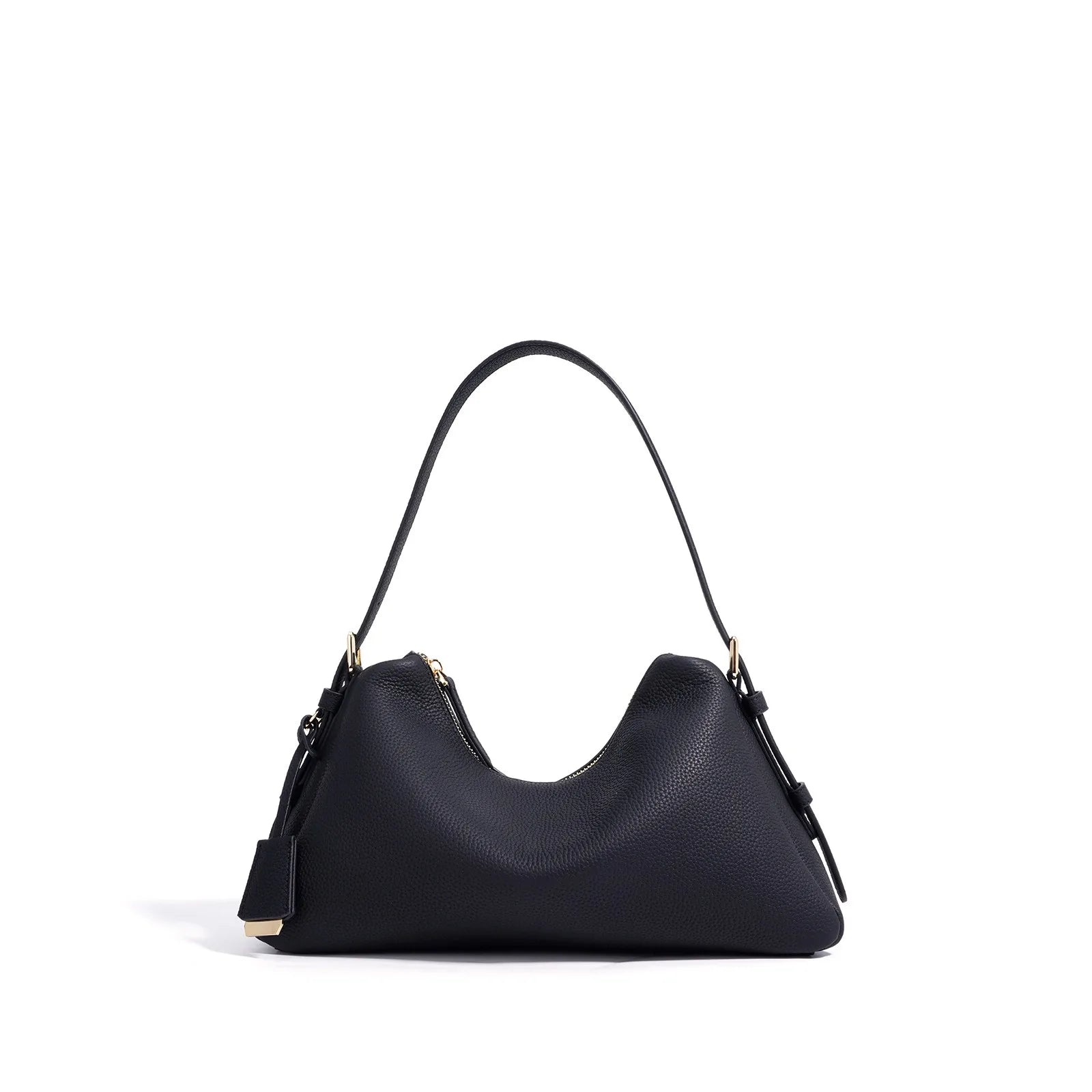 Zency Genuine Leather Satchel Bags For Women Simple Fashion Ladies Underarm Handbag Large Capacity Shoulder Bag 2025 New
