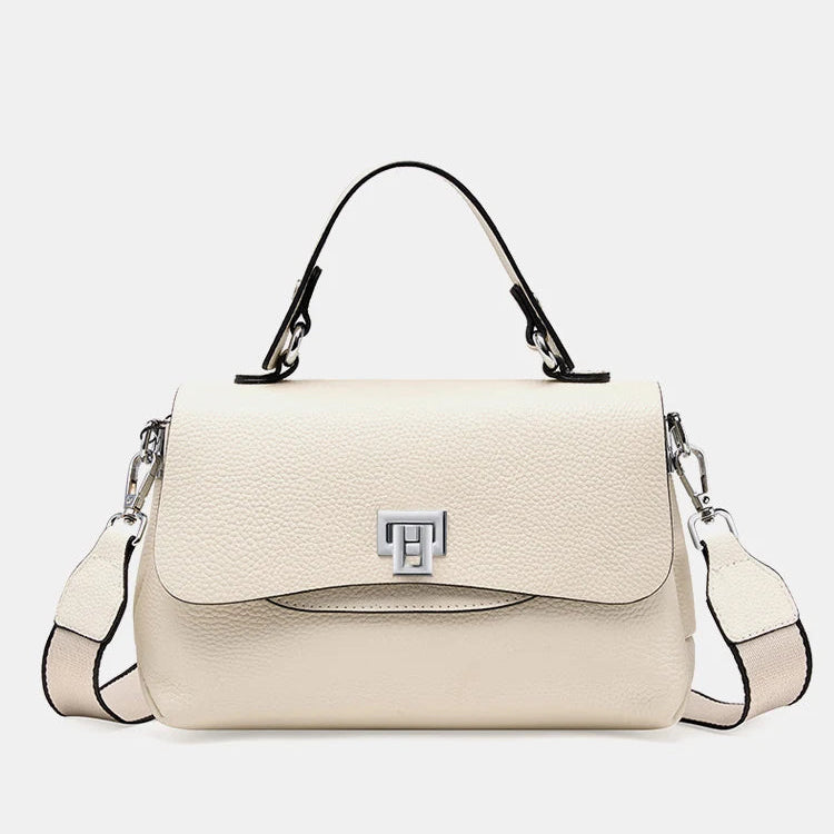 Zency Women Genuine Leather Top-handle Bag Envelope Bags Luxury Designer Shoulder Handbag Ladies Elegant Crossbody For Ladies