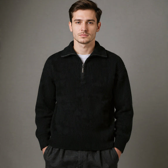 Men's Zippered Sweater