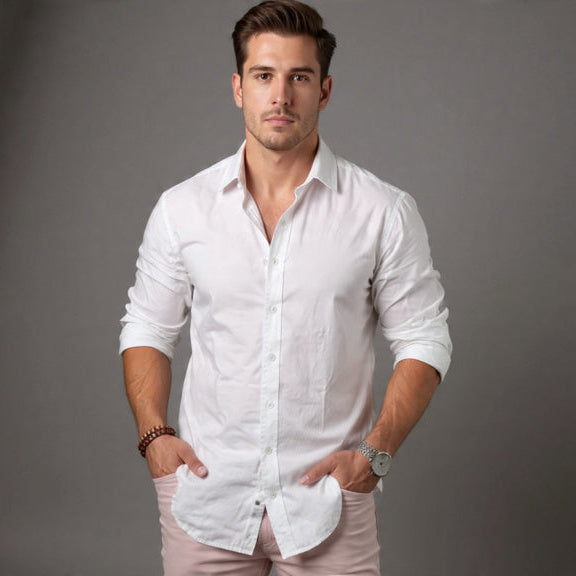 Men's Cotton Linen Versatile Casual Shirt