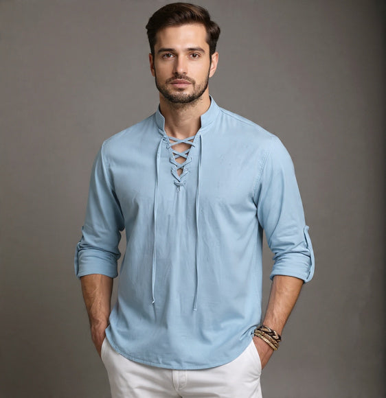 Men's Renaissance Shirt with Timeless Elegance
