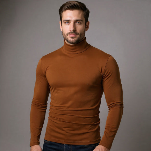 Men's Slim Fit Thermal Turtleneck