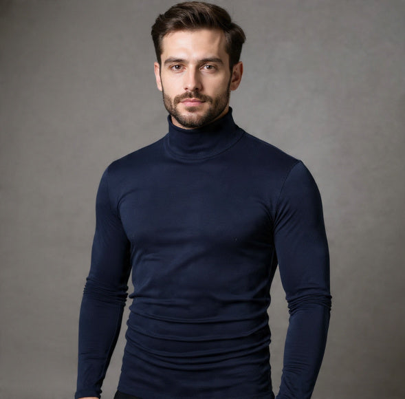 Men's Slim Fit Thermal Turtleneck