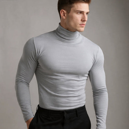 Men's Slim Fit Thermal Turtleneck